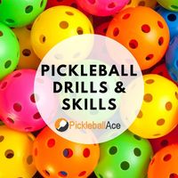 Pickleball Drills and Skills are important if you want to beat your opponents.  These pins are all about the drill practices and the various skills that will keep you a cut above the rest.  #pickleball #pickleballdrills #pickleballskills