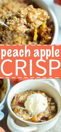 Peach Apple Crisp | What Molly Made