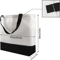 Amazon.com: OKBA 3 pcs Sublimation Tote Bags,polyester tote bags for sublimation, blank canvas tote bags for DIY Crafting and Decorating 15 * 18.5 * 4 in : Home & Kitchen