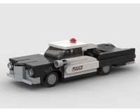 1950s Police Interceptor by Cto924 #LEGO https://rebrickable.com/mocs/MOC-35355