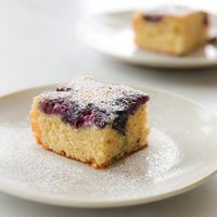 Einkorn Blueberry Upside Down Cake Recipe | Jovial Foods