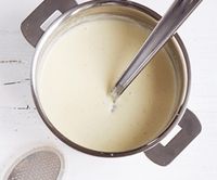 A simple white sauce recipe that can be doctored up to yield a multitude of different dishes.