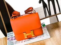 Hermes Constance 18 Bag Orange Swift Leather