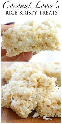 Coconut Lover's Rice Krispy Treats | eBay