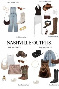 These Nashville Outfits will have you walking the streets in style, learn what cowgirl boots you need + stylin them!    nashville outfits, nash, nashville outfits aesthetic, nashville bachelorette, cowgirl outfits, concert outfits, coastal cowgirl outfits, dinner outfit, bar outfit, southern style, tennessee outfits, cowgirl boots, black cowgirl boots, brown cowgirl boots, red cowgirl boots, country concert outfit, country outfits, coastal cowgirl aesthetic, nashville style, style guide