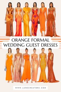 Orange is the color of vibrant sunsets and a lively choice for a formal wedding guest dress. In this article, I'm sharing 45+ iconic orange formal dresses to shine in this wedding season. From bright tangerine gowns to deep amber maxi dresses, these styles promise to make a statement. Click to read and shop the looks!