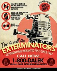 Doctor Who. Dalek humor. Exterminate!