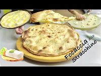 (5) FOCACCIA ALLO STRACCHINO senza lievito CROCCANTE e CREMOSA - YouTube