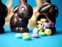 Chocolate Candy-Filled BunniesDelish