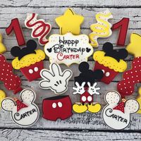 Delorse Sword on Instagram: “Happy 1st Birthday Carter! #mickeymouse #mickymousecookies #mickeymousebirthday #happybirthday #1stbirthdayparty #itsfuntobeone”