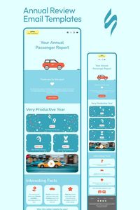 Annual Review Email Template "Passenger Report" for Auto & Moto industry. Create eye-catching templates that leave a lasting impact.🌠🌟 Follow us on Pinterest for design and marketing hacks! 📈💌 #annualreview #stripoemail #emailtemplatedesign #emaildesign #emailmarketing #email #newsletter