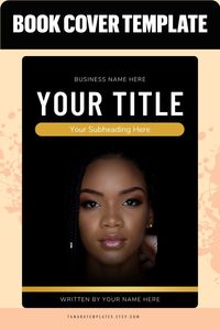 An eBook template design cover! Use as a cover for your digital book or print as a book cover for your physical book. This book cover design is fully editable in Canva. An instant download so you can start customizing today! Save yourself time from starting from scratch 😀