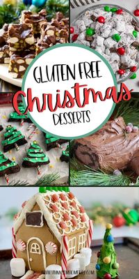 If you’re searching for gluten free Christmas recipes, these are the best holiday desserts! Whether you need GF cakes, cookies, or gingerbread, you'll find what you need on this list! From easy Christmas candy to glutenfree fudge, you can plan your after dinner treat with all these easy recipe ideas.