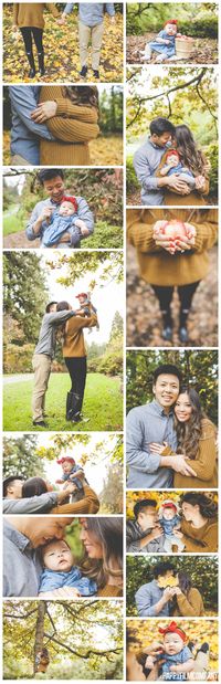 Happy Family Photography - Seattle Family Photographers - Seattle Family Photos - Autumn Holiday Family PIctures - Orange Sweater - Apple Picking - Cute Family Portraits in Fall - Playing in the Leaves -Washington Park Arboretum PHOTOGRAPHY BY: the Happy Film Company