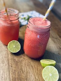 Our latest refreshing concoction, Watermelon Mint Coolers. We have been drinking these on repeat every weekend. On these 90 degree plus Maryland afternoons there is nothing we crave more than something ice cold and has such a crisp flavor. And the lil' buzz after a few of these coolers is quite nice as well.From our kitchen to yours, cheers!
 
For anyone who would prefer a mocktail, just leave out the vodka & still just as crispy and refreshing! Vodka tends to take on whatever taste th…