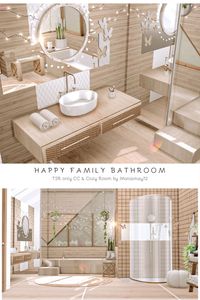 The Sims 4 CC's Cream modern Bathroom. Custom Content was used. Download @thesimsresource . #TS4 #growingtogether #sims4infants #sims4infant #CC #sims4cc #ccfinds #ts4cc #ts4lots #tsr #TheSimsResource #sims4 #thesims4 @Moniamay72 #architecture #thesims4builds #TSR #cc Download link : https://www.thesimsresource.com/downloads/1697310