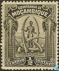 1918 Mozambique - Companhia de Moçambique - Ivory