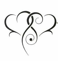 tattoos intertwined hearts - Google Search