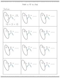 Addition Strategy: Make a Ten to Add