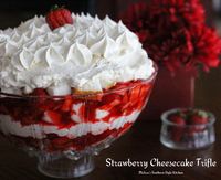 Melissa's Southern Style Kitchen: Strawberry Cheesecake Trifle