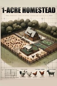 [Ad] Dreaming Of A Homestead In The Country? Check Out Our Beautiful Designs That Fit Within 1-Acre Homestead Planning (Including Livestock) #backyardvegetablegardendesign