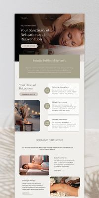 Modern, Calm, and Elegant website design for spa and beauty salon.  Website Design |  Web Design | Showit Designer | Squarespace Designer | Wix Designer | Website Theme | Website Inspiration | Beauty Salon Website | Nail Salon | Spa Salon | Beauty Business | Beauty Website | Nails and Spa Business | Beauty Salon