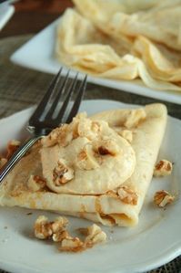 Pumpkin Cheesecake Crepes