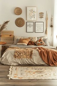 Step into the enchanting world of Bohemian style! These Bedroom Room designs offer perfect ideas for creating a cozy space. Filled with colorful textiles, patterned pillows, and natural materials, these designs add warmth and charm to your home. What do you think of these designs? Is there anything missing or that you would add to make it your own? Share your thoughts in the comments! Get inspired and transform your space with boho touches that reflect the spirit of Bohemian style, infusing y...