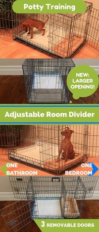 Potty Training a Puppy or Dog? We have a Fast & Easy solution! Over 50,000 dogs have been successfully potty trained with our indoor dog potty house, called the Potty Training Puppy Apartment®. Works as Fast as 3 Days! Great for small and large breeds, like Yorkies and Great Danes. We have 6 sizes available from XSmall up to XXLarge. Click on this link to watch our FREE world-famous potty training video: ModernPuppies.com