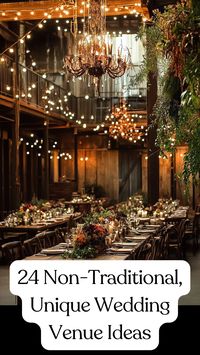 Discover non-traditional and unique wedding venue ideas for any budget, from rustic barns to chic urban lofts. These creative locations will make your special day unforgettable. Get inspired with our curated list of affordable venues that match your style. Explore now and find the perfect spot for your dream wedding!