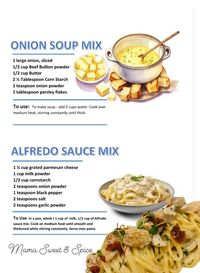 ￼ Alfredo sauce mix