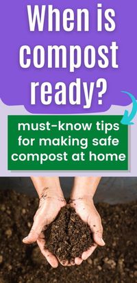 Discover how to tell when compost is ready with this guide to knowing when you can use compost for beginners. This guide is perfect for at home composters who need to know if their compost pile is safe and ready to use.