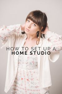 How To Set Up A Home Studio // www.oliviabossert.com // fashion photography tips, fashion photography advice, photography studio, home studio, photographer studio, learn to be a photographer, editorial photography