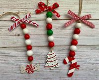 Christmas Treats Garland Choose From Candy Cane Peppermint - Etsy