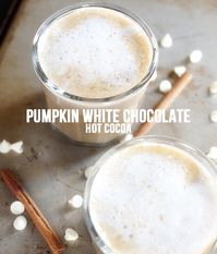 Pumpkin White Chocolate Hot Cocoa