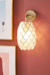 Phillipa Capiz Sconce | AnthroLiving