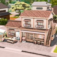 Bubble tea store 🧋🌸 | noCC 🛠️ packs used: EP: Snowy escape, For rent, High school years SP: Romantic Garden 🏷️: @ea @thesims #sccregram… | Instagram