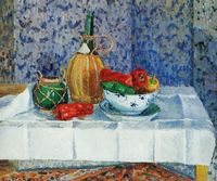 Camille Pissarro「Still Life with Peppers」（1899）