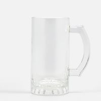 Glass Beer Stein — Printed Mint