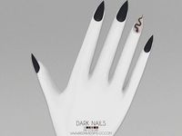 Dark Nails - The Sims 4 Catalog