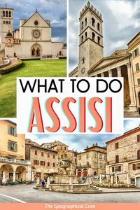 Planning a visit to the medieval town of Assisi Italy? Assisi is a stunning UNESCO-listed hilltop town in Umbria. This Assisi travel guide covers all the top attractions and best things to do and see in Assisi. Assisi is home to Roman ruins, frescoed churches, sun-bleached piazzas, and a craggy lookout fortress. The town is renowned for its early Renaissance frescos. Read on for the best places to visit in Assisi and for what to see and do in Assisi. Assisi Itineraries | Assisi Landmarks