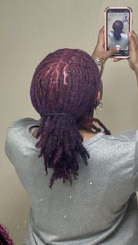 Purple locs, locs