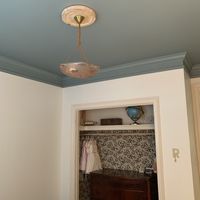 Ceiling Medallion DIY Oval Room Hack