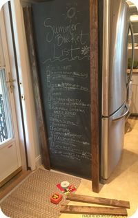 Chalkboard Fridge Update