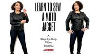 File under: covetable gifts for sewers. Sewist supreme Erica Bunker has an online class about sewing a moto jacket! Everything she sews looks so profesh.