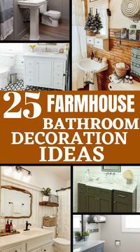 These farmhouse bathroom Ideas are the best. Looking for bathroom ideas to try ? Come and try these beautiful farmhouse bathroom ideas. These bathroom ideas are beautiful and everyone will love them very much.