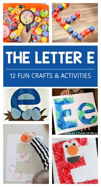 12 Easy Letter E Crafts & Activities | Kids Activities Blog