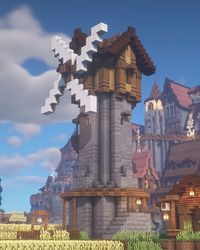 Minecraft | Medieval Mill Design
minecraft medieval architecture