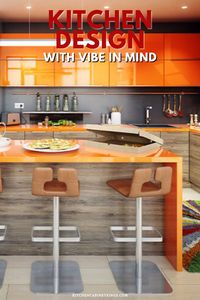 Certain interior design styles lend themselves to different colors easily. For example, retro kitchens look great in pastels, and Mid-Century Modern kitchens work well with orange and green contrasts.