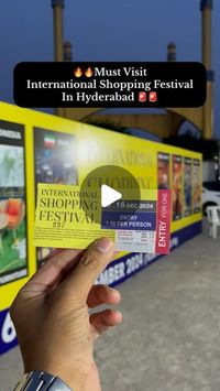 Vaibhav Mittal on Instagram: "The most awaited exhibition of the season
INTERNATIONAL SHOPPING FESTIVAL Products exclusively from Thailand, Bangladesh, Dubai,Iran,
Afghanistan, Turkey, Malaysia, Lebanon & India

Date - 6-16 December 
Location - MEYDAN EXPO CENTER , Hitec city main road, (next to metal Charminar) , hitec city , Hyderabad

+91 92481 61341"